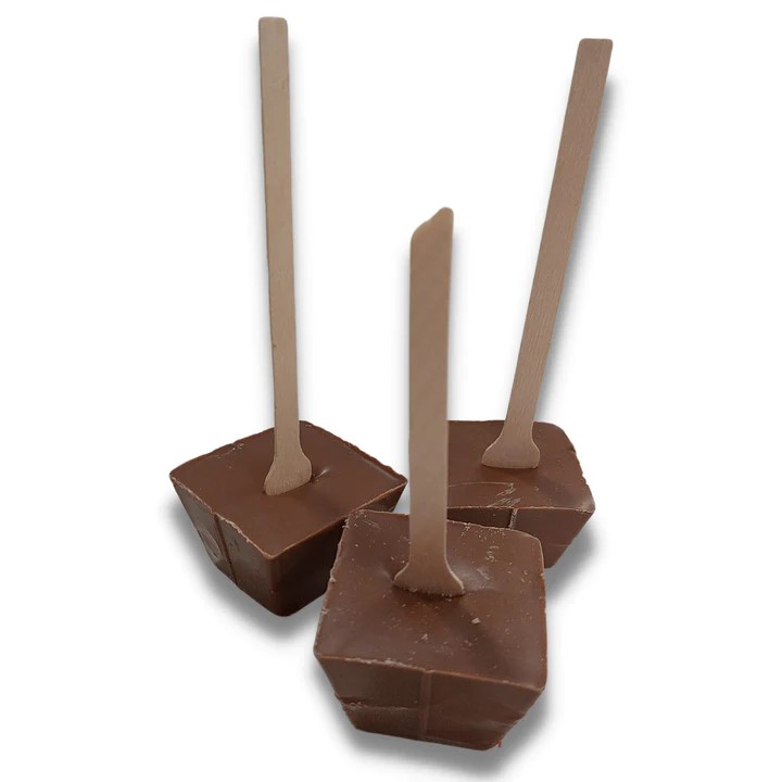 Chocolade lolly`s melk